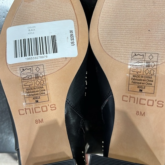 Chico’s Adele Embellished Booties Size 8 - Picture 13 of 13